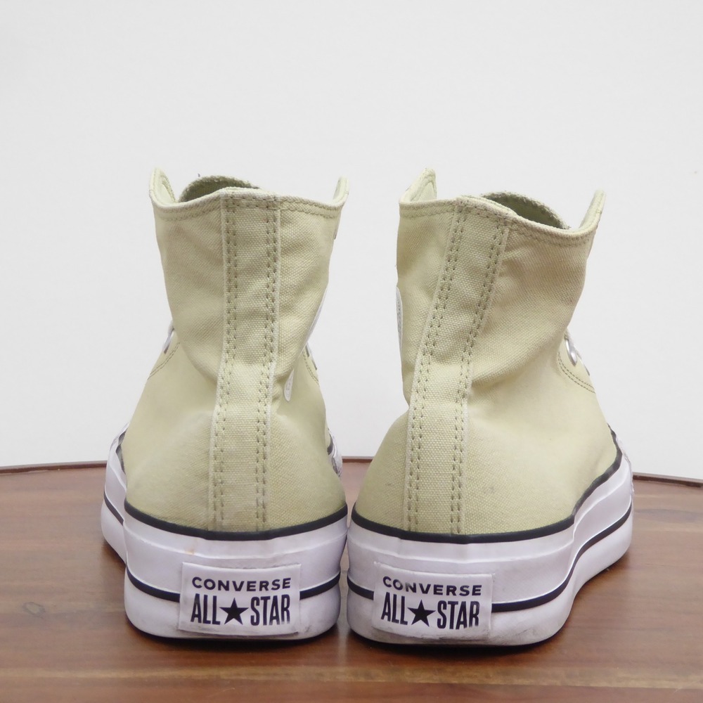 Converse Womens Chuck Taylor All Star Lift High Top Sage Green Sneakers 11 - Picture 6 of 10